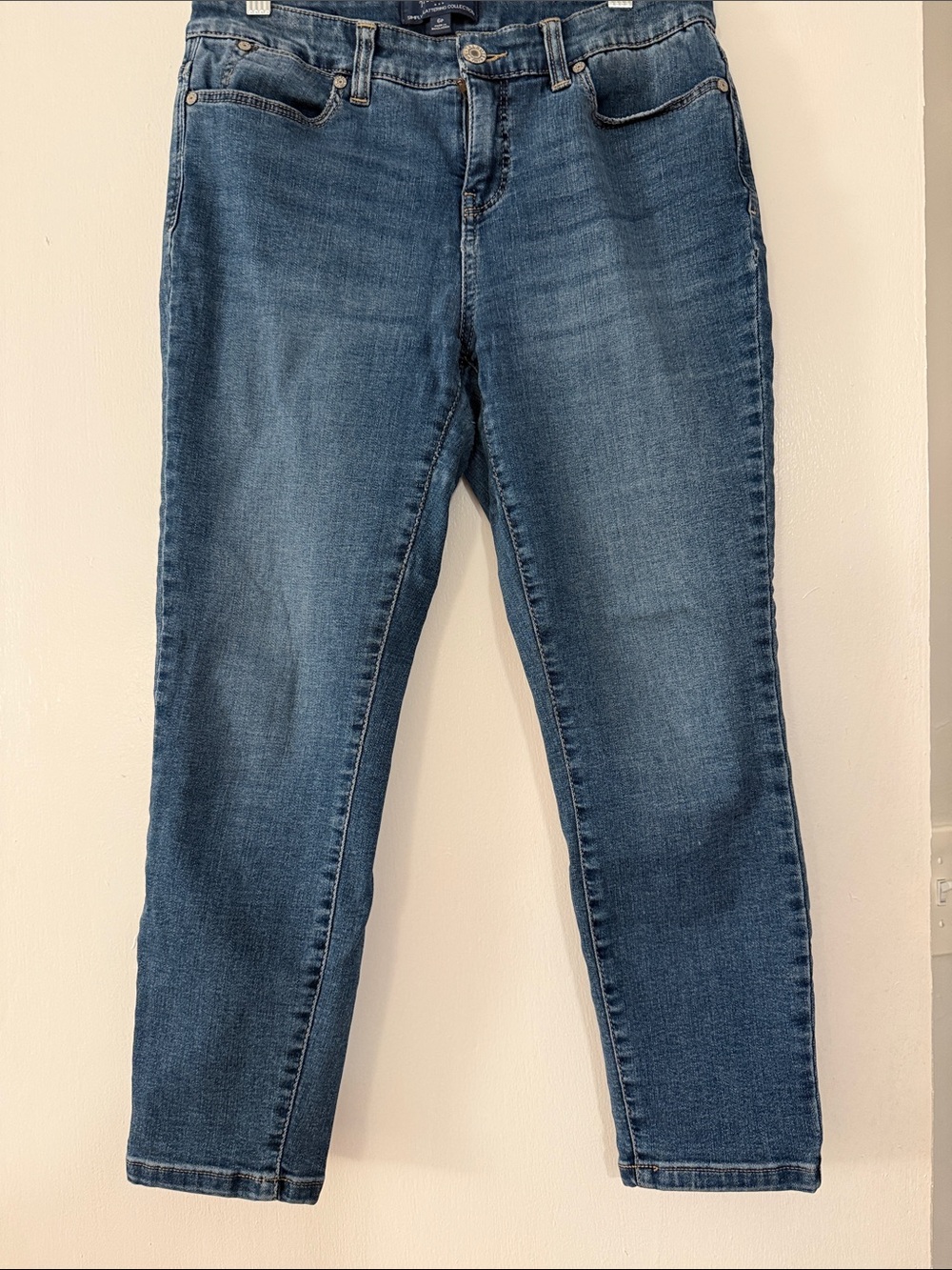 Talbots Cropped Ankle Jeans in Medium Blue Wash